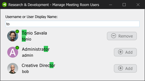 Add as many users as you need to any group room How to add users to group chat room